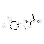 (S)-2-(4-Bromo-3-fluorophenyl)-4,5-dihydrothiazole-4-carboxylic Acid