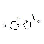 2-(2-Chloro-4-methoxyphenyl)-4,5-dihydrothiazole-4-carboxylic Acid