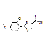 (S)-2-(2-Chloro-4-methoxyphenyl)-4,5-dihydrothiazole-4-carboxylic Acid