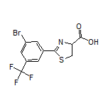 2-[3-Bromo-5-(trifluoromethyl)phenyl]-4,5-dihydrothiazole-4-carboxylic Acid