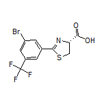 (R)-2-[3-Bromo-5-(trifluoromethyl)phenyl]-4,5-dihydrothiazole-4-carboxylic Acid