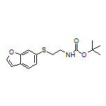 2-(Benzofuran-6-ylthio)-N-Boc-ethanamine