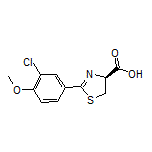 (S)-2-(3-Chloro-4-methoxyphenyl)-4,5-dihydrothiazole-4-carboxylic Acid