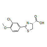 (R)-2-(3-Chloro-4-methoxyphenyl)-4,5-dihydrothiazole-4-carboxylic Acid