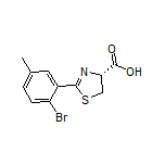 (R)-2-(2-Bromo-5-methylphenyl)-4,5-dihydrothiazole-4-carboxylic Acid