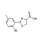 2-(2-Bromo-5-methylphenyl)-4,5-dihydrothiazole-4-carboxylic Acid