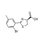 (S)-2-(2-Bromo-5-methylphenyl)-4,5-dihydrothiazole-4-carboxylic Acid