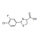 2-(4-Chloro-3-fluorophenyl)-4,5-dihydrothiazole-4-carboxylic Acid