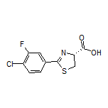 (R)-2-(4-Chloro-3-fluorophenyl)-4,5-dihydrothiazole-4-carboxylic Acid