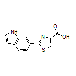 2-(1H-Indol-6-yl)-4,5-dihydrothiazole-4-carboxylic Acid