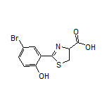 2-(5-Bromo-2-hydroxyphenyl)-4,5-dihydrothiazole-4-carboxylic Acid