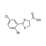 (R)-2-(2-Bromo-5-chlorophenyl)-4,5-dihydrothiazole-4-carboxylic Acid