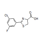 2-(3-Chloro-5-fluorophenyl)-4,5-dihydrothiazole-4-carboxylic Acid