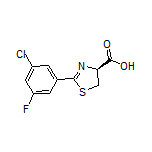 (S)-2-(3-Chloro-5-fluorophenyl)-4,5-dihydrothiazole-4-carboxylic Acid