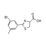 2-(3-Bromo-5-methylphenyl)-4,5-dihydrothiazole-4-carboxylic Acid