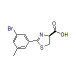 (S)-2-(3-Bromo-5-methylphenyl)-4,5-dihydrothiazole-4-carboxylic Acid