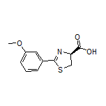 (S)-2-(3-Methoxyphenyl)-4,5-dihydrothiazole-4-carboxylic Acid