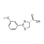 (R)-2-(3-Methoxyphenyl)-4,5-dihydrothiazole-4-carboxylic Acid