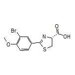 (R)-2-(3-Bromo-4-methoxyphenyl)-4,5-dihydrothiazole-4-carboxylic Acid