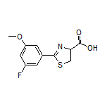 2-(3-Fluoro-5-methoxyphenyl)-4,5-dihydrothiazole-4-carboxylic Acid