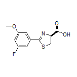 (S)-2-(3-Fluoro-5-methoxyphenyl)-4,5-dihydrothiazole-4-carboxylic Acid