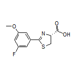 (R)-2-(3-Fluoro-5-methoxyphenyl)-4,5-dihydrothiazole-4-carboxylic Acid