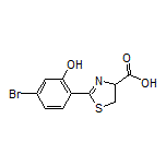 2-(4-Bromo-2-hydroxyphenyl)-4,5-dihydrothiazole-4-carboxylic Acid