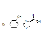 (S)-2-(4-Bromo-2-hydroxyphenyl)-4,5-dihydrothiazole-4-carboxylic Acid