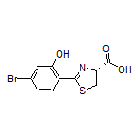 (R)-2-(4-Bromo-2-hydroxyphenyl)-4,5-dihydrothiazole-4-carboxylic Acid