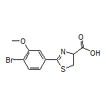 2-(4-Bromo-3-methoxyphenyl)-4,5-dihydrothiazole-4-carboxylic Acid