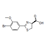 (S)-2-(4-Bromo-3-methoxyphenyl)-4,5-dihydrothiazole-4-carboxylic Acid