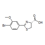 (R)-2-(4-Bromo-3-methoxyphenyl)-4,5-dihydrothiazole-4-carboxylic Acid