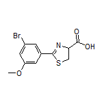 2-(3-Bromo-5-methoxyphenyl)-4,5-dihydrothiazole-4-carboxylic Acid