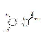 (S)-2-(3-Bromo-5-methoxyphenyl)-4,5-dihydrothiazole-4-carboxylic Acid