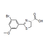 (R)-2-(3-Bromo-5-methoxyphenyl)-4,5-dihydrothiazole-4-carboxylic Acid