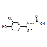 2-(3-Chloro-4-hydroxyphenyl)-4,5-dihydrothiazole-4-carboxylic Acid