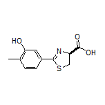 (S)-2-(3-Hydroxy-4-methylphenyl)-4,5-dihydrothiazole-4-carboxylic Acid