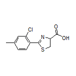 2-(2-Chloro-4-methylphenyl)-4,5-dihydrothiazole-4-carboxylic Acid