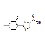 (R)-2-(2-Chloro-4-methylphenyl)-4,5-dihydrothiazole-4-carboxylic Acid