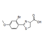 2-(2-Bromo-4-methoxyphenyl)-4,5-dihydrothiazole-4-carboxylic Acid