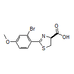 (S)-2-(2-Bromo-4-methoxyphenyl)-4,5-dihydrothiazole-4-carboxylic Acid