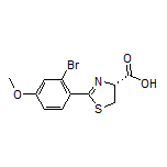 (R)-2-(2-Bromo-4-methoxyphenyl)-4,5-dihydrothiazole-4-carboxylic Acid