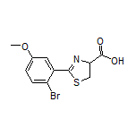 2-(2-Bromo-5-methoxyphenyl)-4,5-dihydrothiazole-4-carboxylic Acid