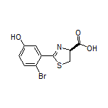 (S)-2-(2-Bromo-5-hydroxyphenyl)-4,5-dihydrothiazole-4-carboxylic Acid