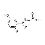 2-(2-Fluoro-5-hydroxyphenyl)-4,5-dihydrothiazole-4-carboxylic Acid