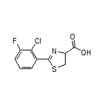 2-(2-Chloro-3-fluorophenyl)-4,5-dihydrothiazole-4-carboxylic Acid