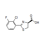 (S)-2-(2-Chloro-3-fluorophenyl)-4,5-dihydrothiazole-4-carboxylic Acid