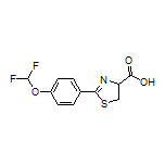 2-[4-(Difluoromethoxy)phenyl]-4,5-dihydrothiazole-4-carboxylic Acid