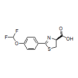 (S)-2-[4-(Difluoromethoxy)phenyl]-4,5-dihydrothiazole-4-carboxylic Acid