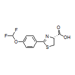 (R)-2-[4-(Difluoromethoxy)phenyl]-4,5-dihydrothiazole-4-carboxylic Acid